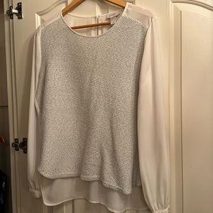 Loft- Women’s Cream Blouse - Medium